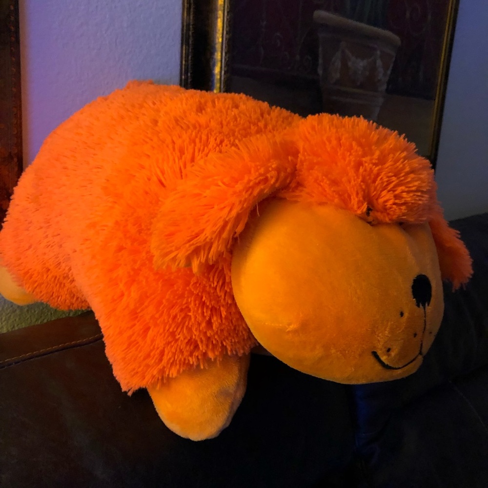 Orange Dog Pillow Pet